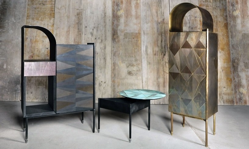 alessandro zambelli marque collection inlaid metal designboom a
