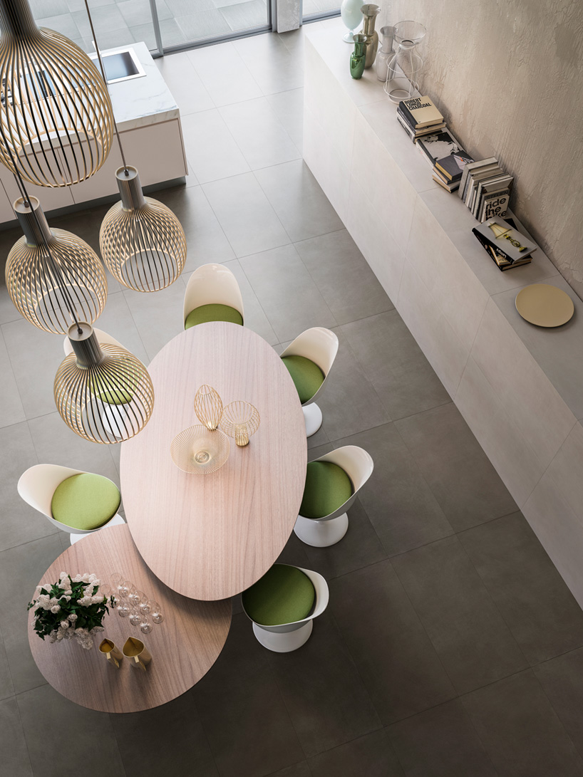 ceramiche refin wide collection XXL porcelain tiles designboom 
