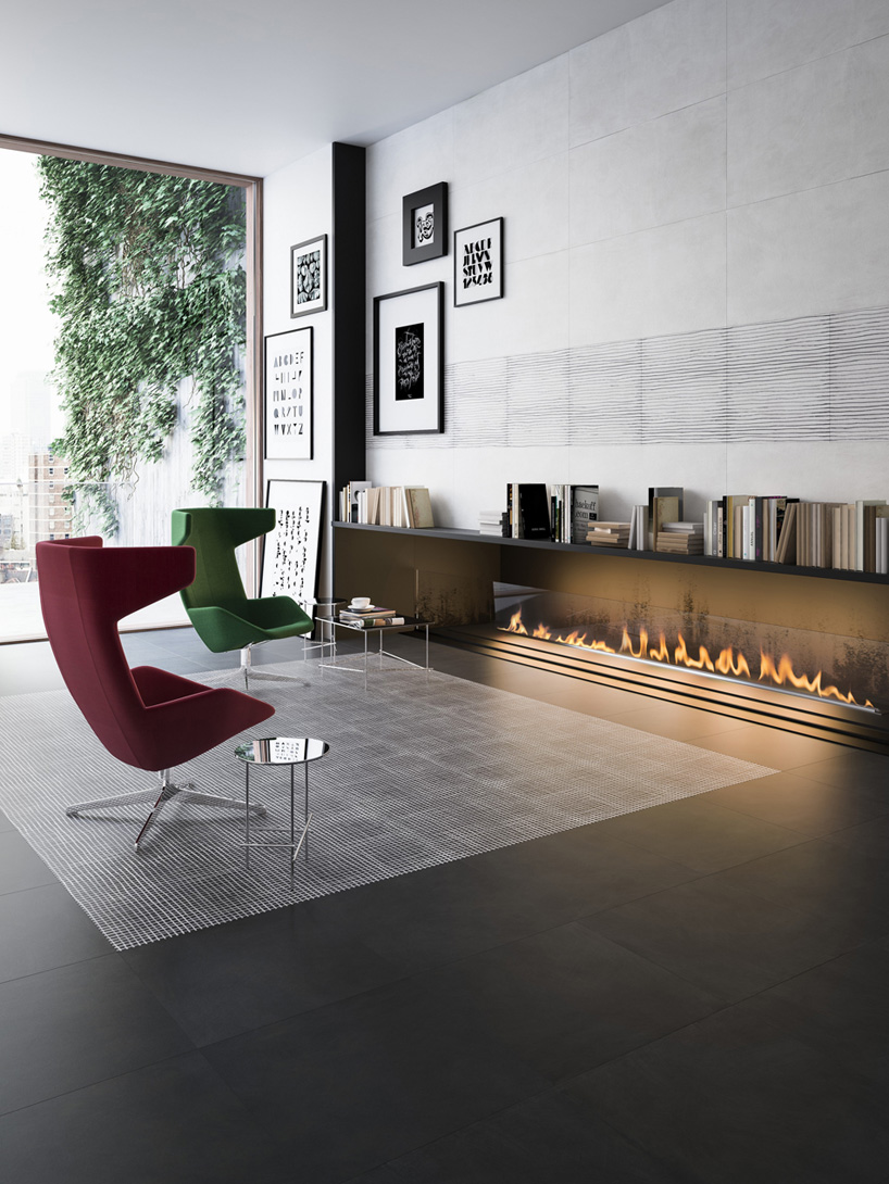 ceramiche refin wide collection XXL porcelain tiles designboom 