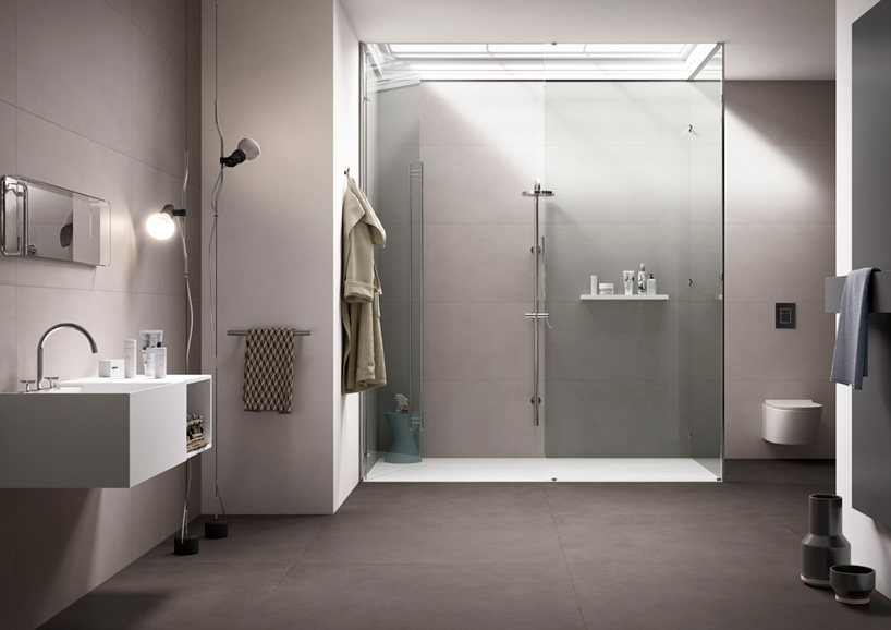 ceramiche refin wide collection XXL porcelain tiles designboom 