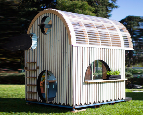 doherty design studio constructs children's cubbyhouse for charity