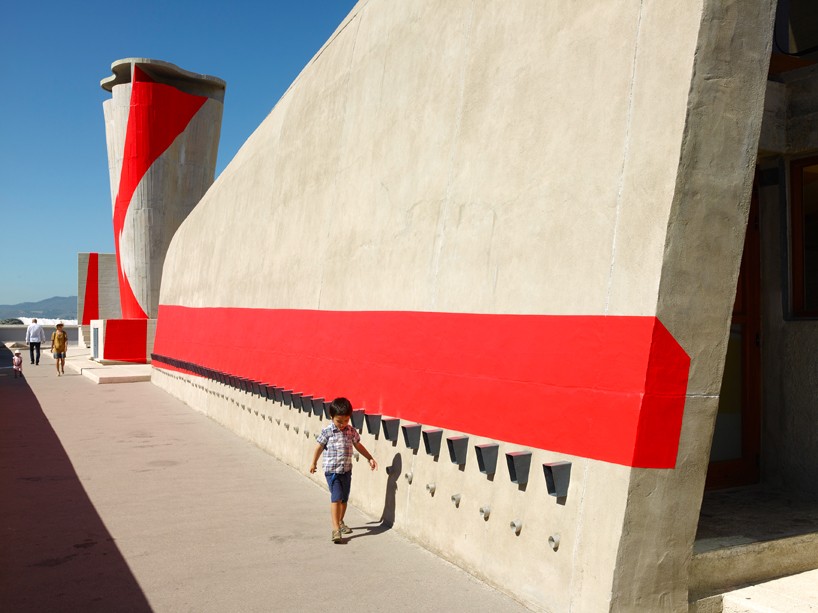 felice varini mamo centre la cite radieuse france designboom