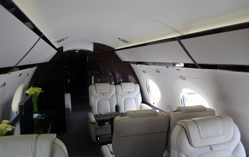 gulfstream-G650ER-aircraft-farnborough-designboom08