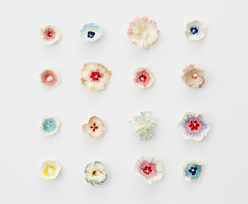 Haruka Misawa Forms Paper Flowers From Pencil Shavings