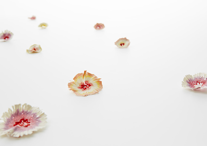 haruka-misawa-paper-flower-pencil-shavings-designboom-02