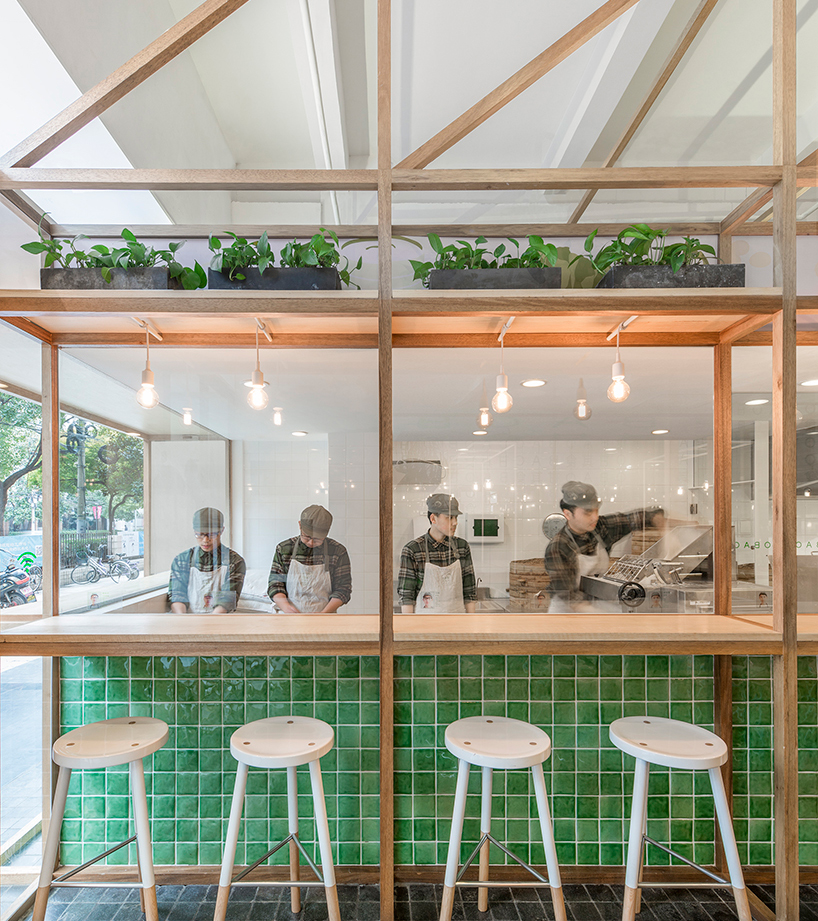 linehouse baobao baozi eatery interior shanghai china