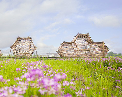 mountain poetic provides bamboo landmark architecture in china