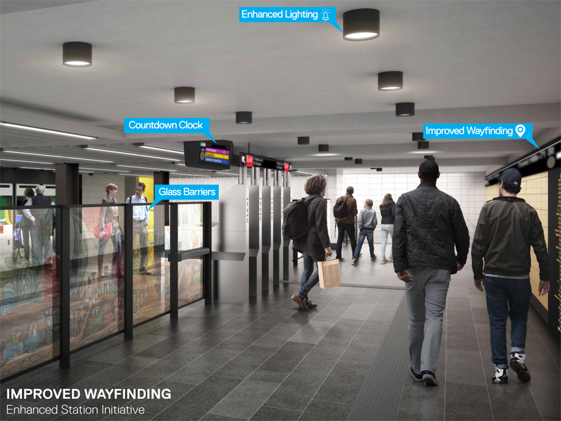 new york subway revamp includes open car design with WiFi + USB ports