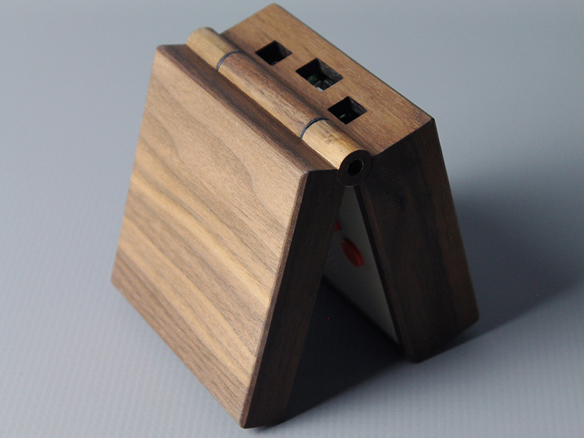 pixel vision pocket sized portable wood gaming system designboom