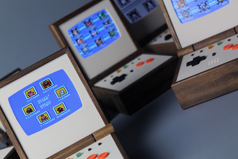 pixel vision pocket sized portable wood gaming system designboom