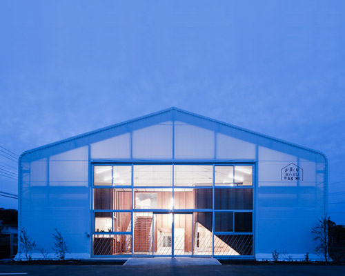 yasutaka yoshimura adapts warehouse into a kindergarten in japan