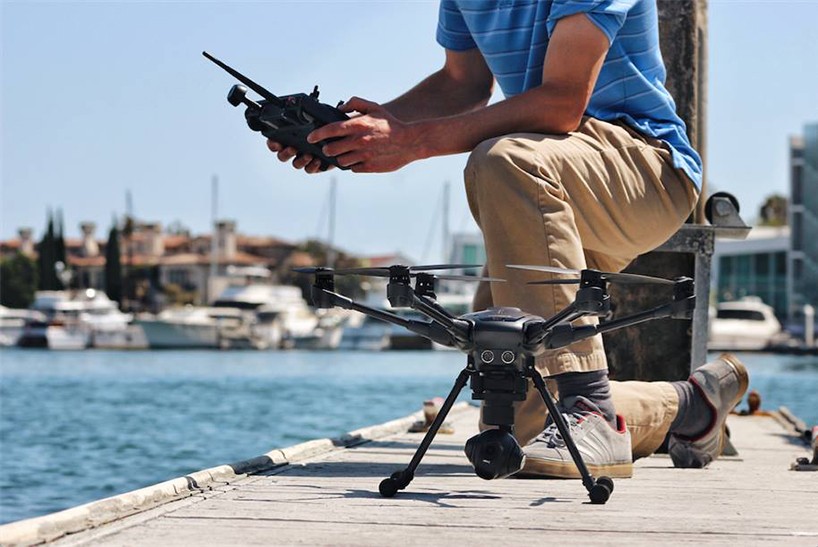 yuneec intel typhoon h drone designboom