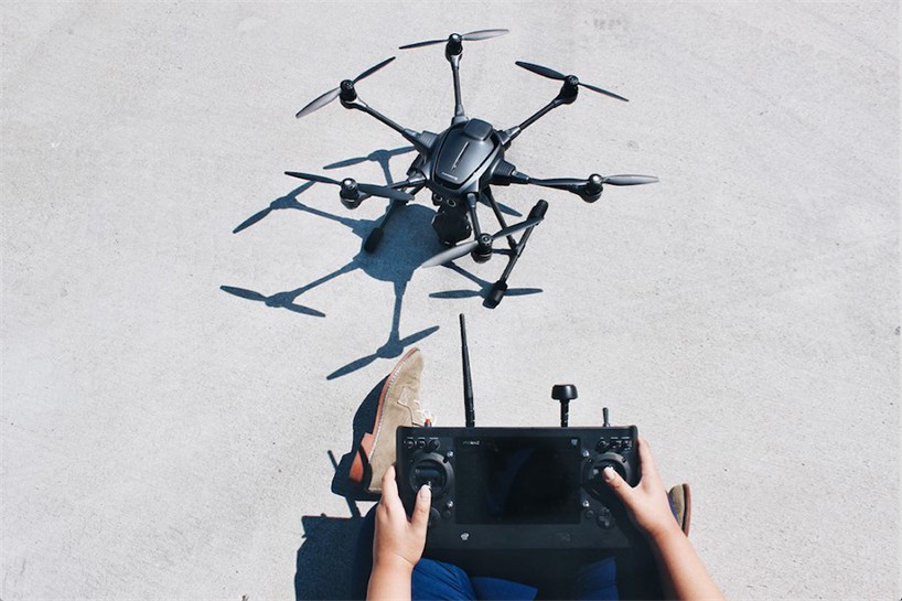 yuneec intel typhoon h drone designboom