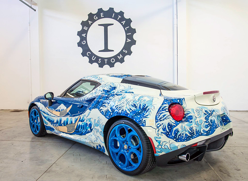alfa romeo garage italia 4C hokusai designboom