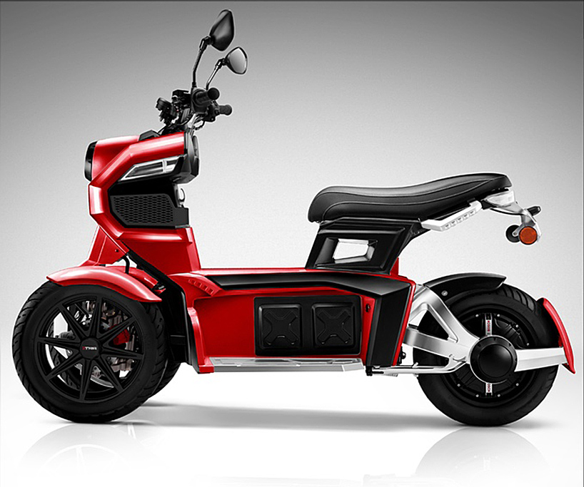 doohan ev3 itank electric three wheel urban crossover scooter doohan ev3 itank electric three wheel urban crossover scooter