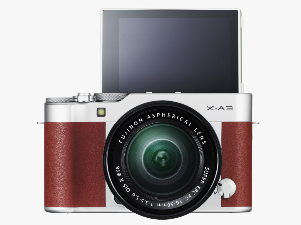 fujifilm XA3 camera next generation selfie feature retro design