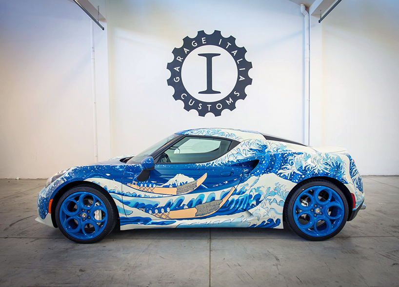 alfa romeo garage italia 4C hokusai designboom