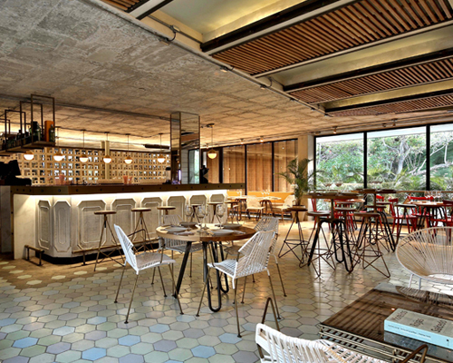 colette studio reshapes heritage building into restaurant in barranquilla