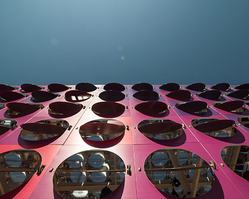 estudio guto requena adds interactive skin to rio olympics 2016 pavilion