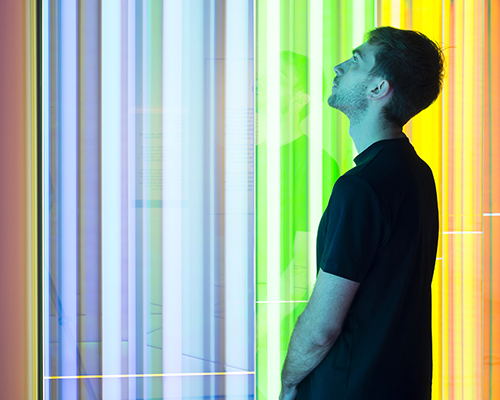 liz west illuminates the visible spectrum at london's natural history museum