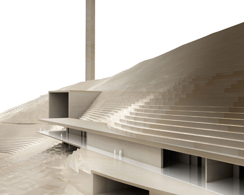 cheungvogl proposes contemporary art museum built into mountain in busan, south korea