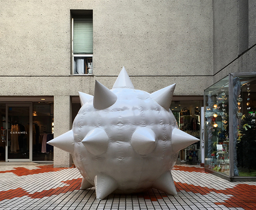 Peace Negates Violence In Inflatable Sculpture By Slow Studio