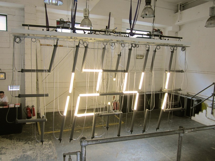 lambert kamps tube lamp clock  london design festival 2016