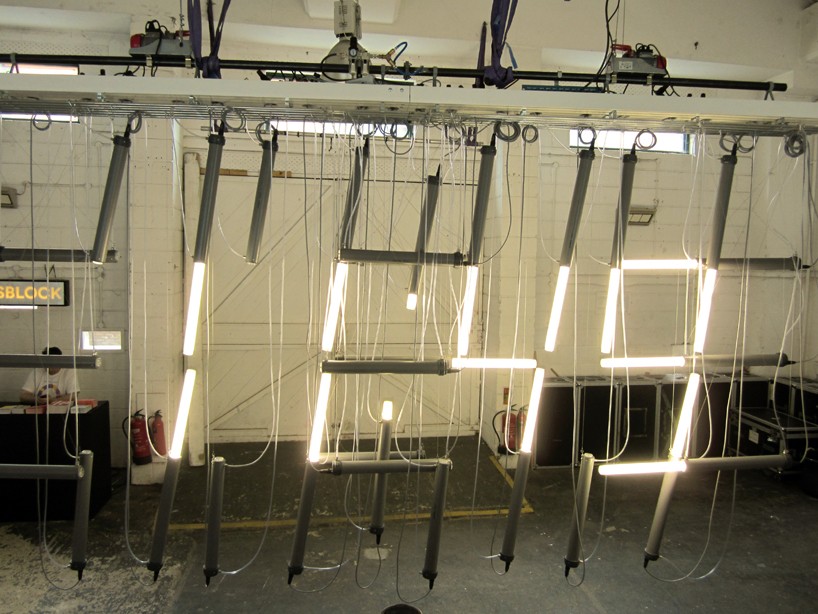 tube lamp clock london design festival 2016