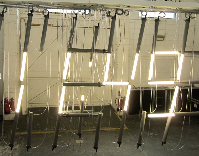 lambert kamps tube lamp clock  london design festival 2016