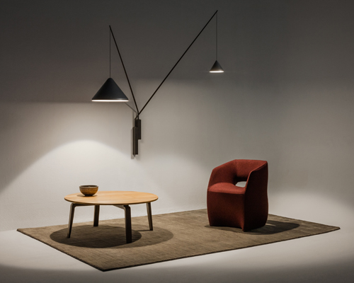 VIBIA's north lamp by arik levy recreates sun's varying light angles