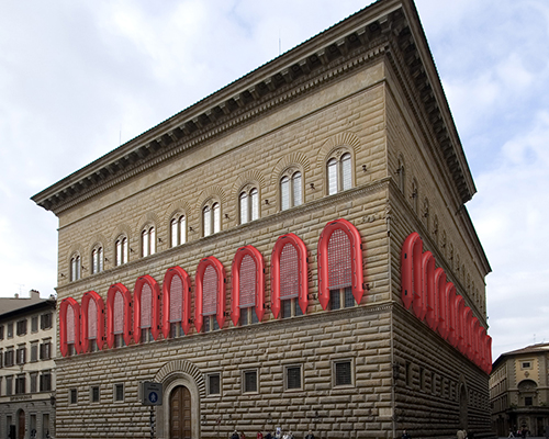 ai weiwei to wrap the façade of florence's palazzo strozzi in rubber life boats