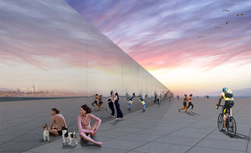 santa monica wall proposal land art generator initiative