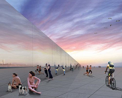 santa monica wall proposal developed for 2016 land art generator initiative