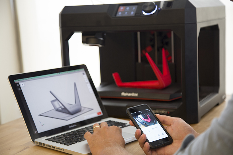 makerbot replicator designboom