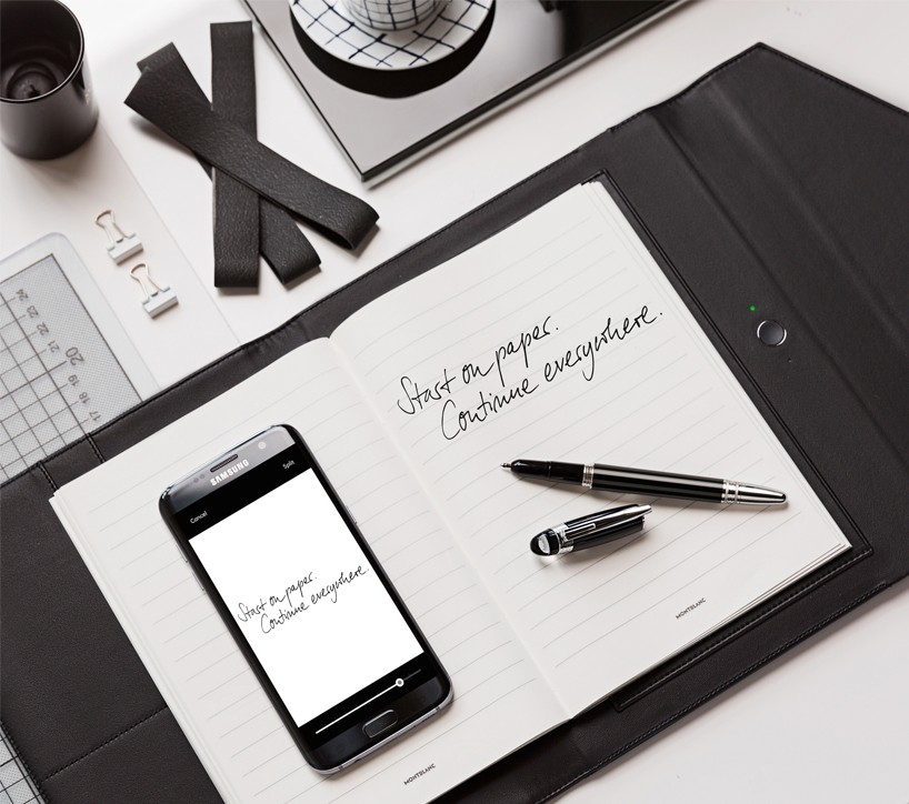 montblanc augmented paper writing designboom-03