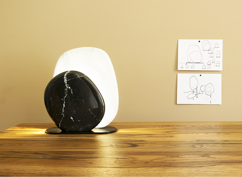 pietre di monitillo antumbra lamp designboom