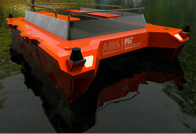 autonomous boats amsterdam roboat designboom