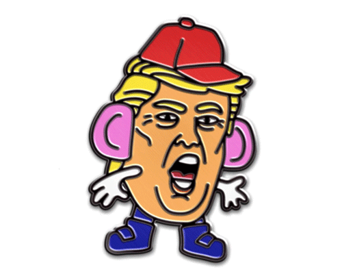 sagmeister & walsh's politically charged trump protest pins 'won’t save the world'