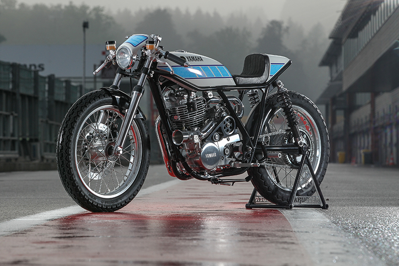 yamaha SR400 krugger motorcycle an immaculate café racer