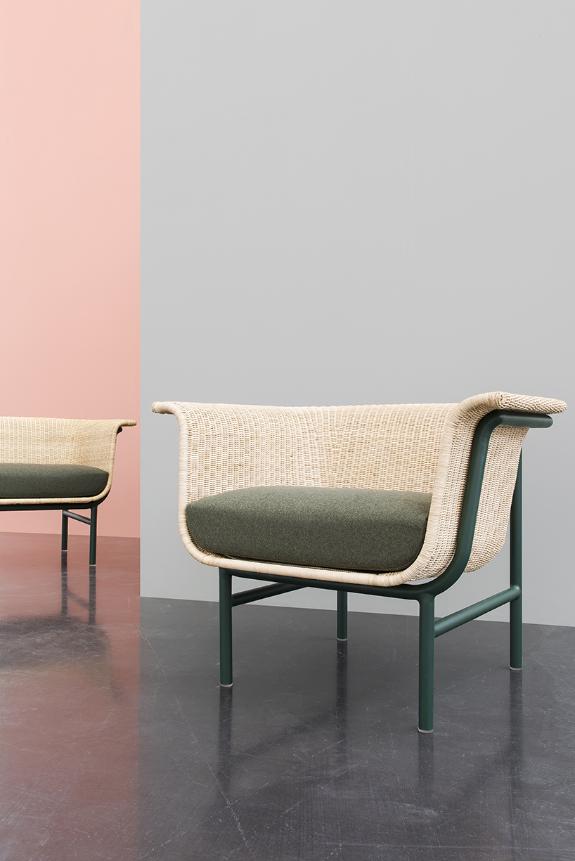 alain gilles wicked armchair basket vincent sheppard biennale interieur designboom