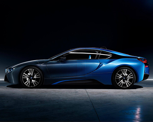 BMW + garage italia apply pop art pixels to i8 + i3 crossfade special editions