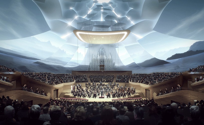 MAD architects beijing concert hall designboom