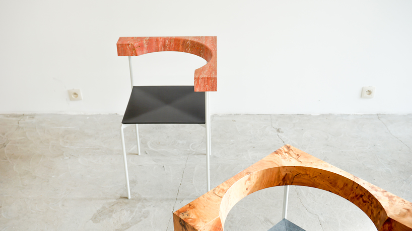 office kersten geers david van severen corner chair biennale interieur kortrijk maniera designboom