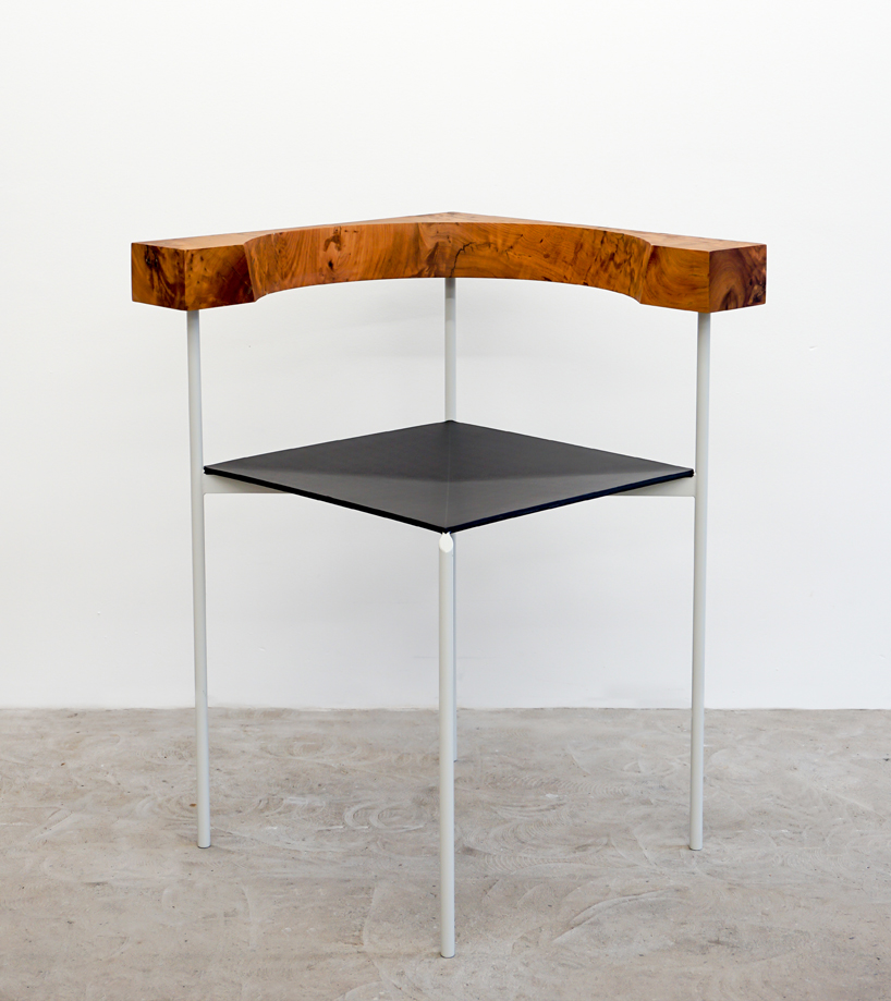 office kersten geers david van severen corner chair biennale interieur kortrijk maniera designboom