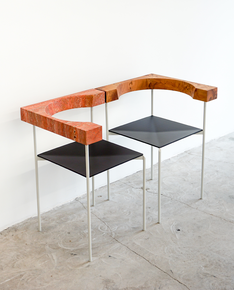 office kersten geers david van severen corner chair biennale interieur kortrijk maniera designboom