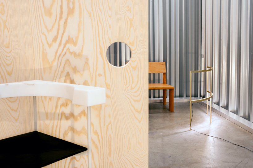 office kersten geers david van severen corner chair biennale interieur kortrijk maniera designboom