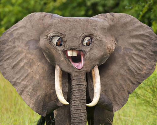 artist dad turns son's doodles into absurdly anatomically-incorrect animals