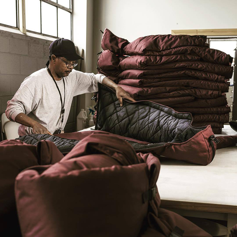 EMPWR coats double as sleeping bags to keep the homeless warm this winter