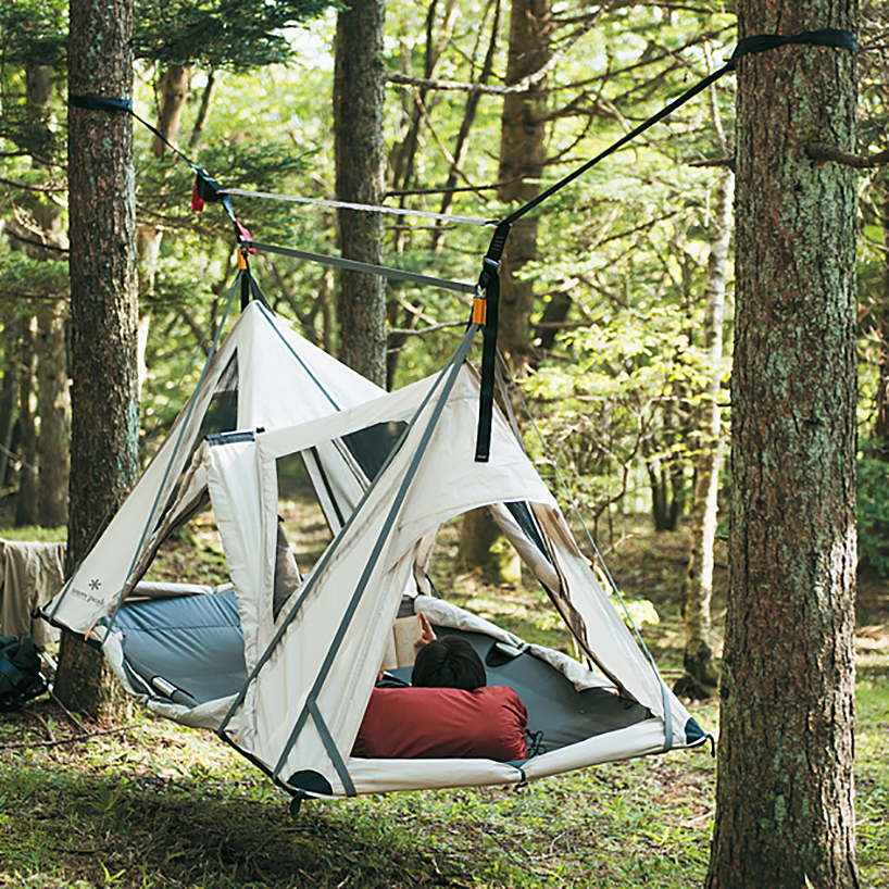 snow peak's sky nest tent wins gmark japan GOOD DESIGN award