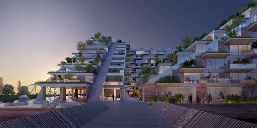 bjarke ingels group sluishuis